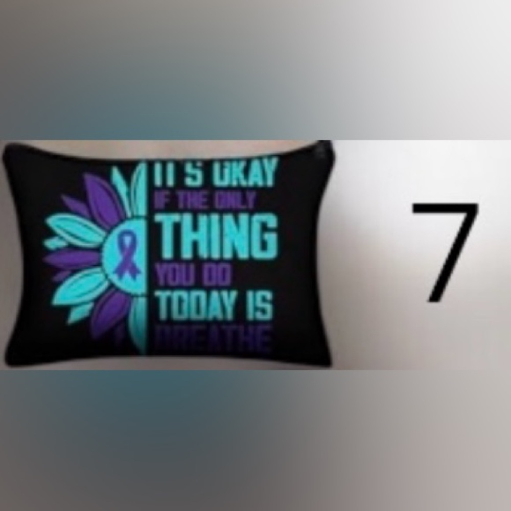 Suicide Prevention Awareness Set: 1 Pen, 1 Note pad, 1 Makeup Bags, 1 Bracelet - Picture 11 of 16